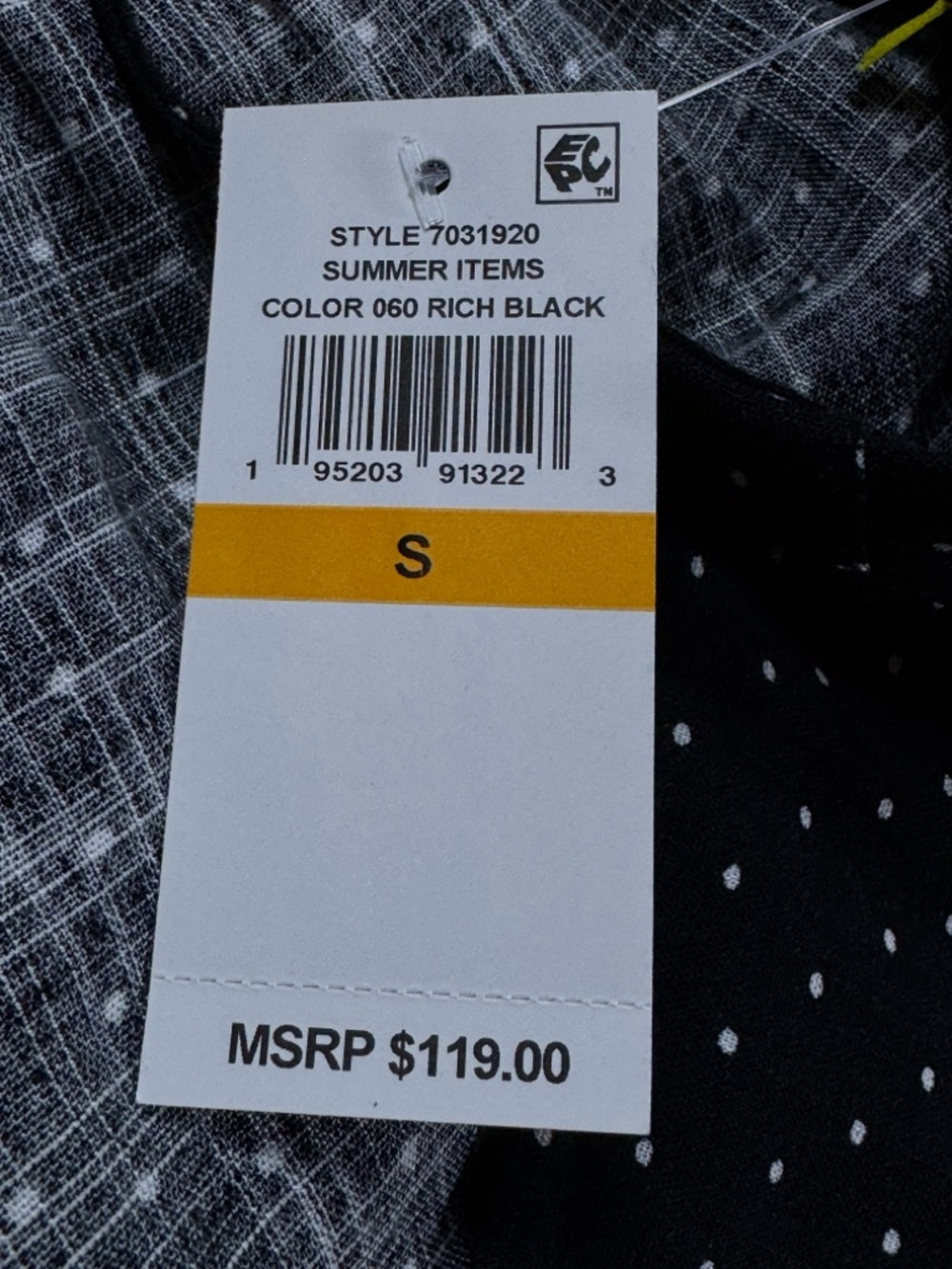 CeCe‎ Black and White Polka Dot Dress Flowy Size Small - Picture 15 of 16